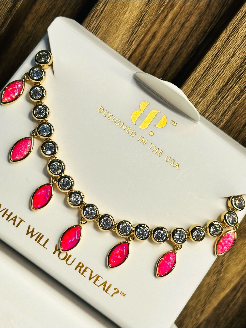 Bomb Party October Birthday 2026 Necklace, “Velvet Affair” RARE UNICORN!